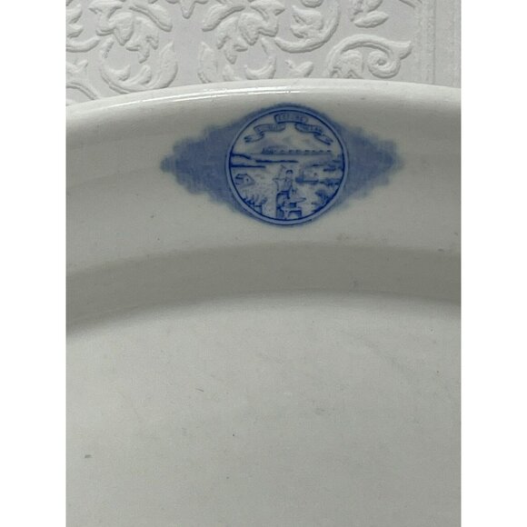 Vintage WALKER CHINA Restaurant Ware Platter NEBRASKA STATE SEAL - Picture 4 of 7